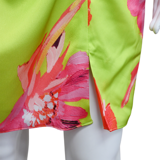 MILLY | Liliana Cosmos Chartreuse Multi Dress