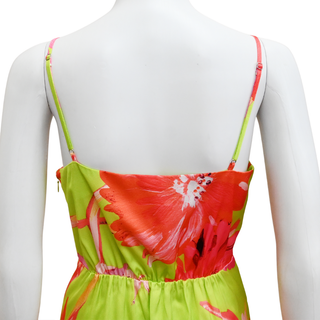 MILLY | Liliana Cosmos Chartreuse Multi Dress