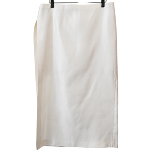 THE ROW | Kanita Ivory Layered Satin Skirt