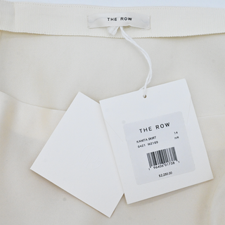 THE ROW | Kanita Ivory Layered Satin Skirt