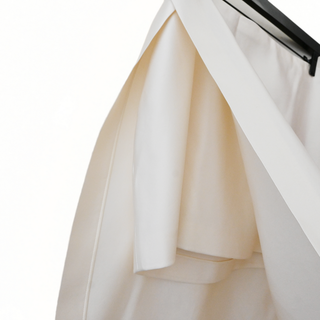 THE ROW | Kanita Ivory Layered Satin Skirt