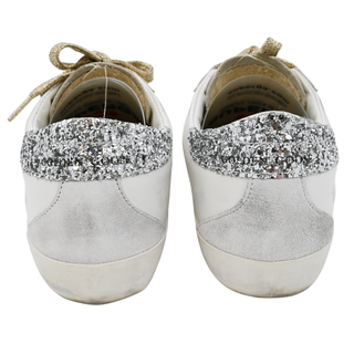GOLDEN GOOSE | White Leather Super-Star Sneakers