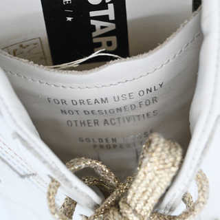 GOLDEN GOOSE | White Leather Super-Star Sneakers