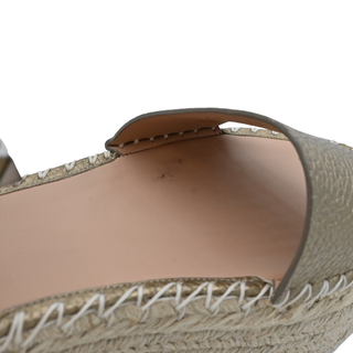 VALENTINO GARAVANI | Metallic Rockstud Espadrille Platforms