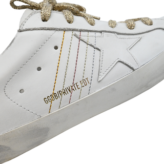 GOLDEN GOOSE | White Leather Super-Star Sneakers