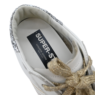 GOLDEN GOOSE | White Leather Super-Star Sneakers