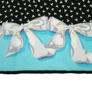 TIFFANY & CO | Ribbon Print Silk Scarf