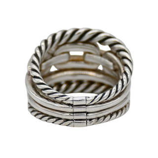 DAVID YURMAN | Wellesley Pave Diamond Four-Row Ring
