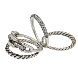 DAVID YURMAN | Wellesley Pave Diamond Four-Row Ring