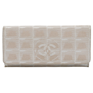 CHANEL | Travel Line Fabric Continental Flap Wallet