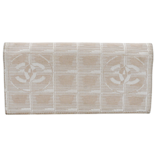 CHANEL | Travel Line Fabric Continental Flap Wallet