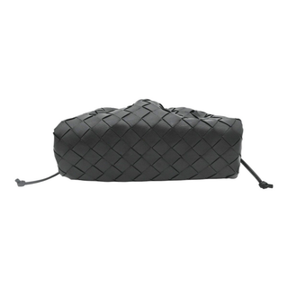 BOTTEGA VENETA | Black Intrecciato Mini Pouch Bag
