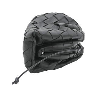 BOTTEGA VENETA | Black Intrecciato Mini Pouch Bag