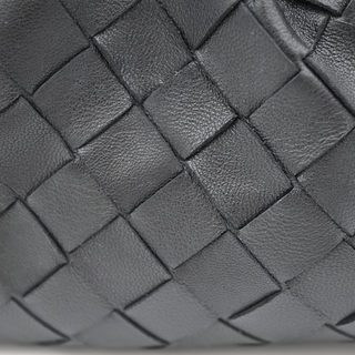 BOTTEGA VENETA | Black Intrecciato Mini Pouch Bag