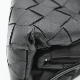 BOTTEGA VENETA | Black Intrecciato Mini Pouch Bag