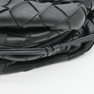 BOTTEGA VENETA | Black Intrecciato Mini Pouch Bag