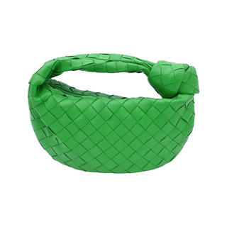 BOTTEGA VENETA | Green Intrecciato Leather Mini Jodie Bag