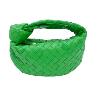 BOTTEGA VENETA | Green Intrecciato Leather Mini Jodie Bag