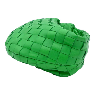 BOTTEGA VENETA | Green Intrecciato Leather Mini Jodie Bag
