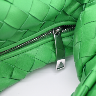 BOTTEGA VENETA | Green Intrecciato Leather Mini Jodie Bag