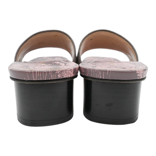 CHRISTIAN DIOR | Pink Toile de Jouy Voyage Dway Heeled Slides