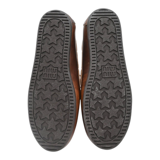 MIU MIU | Brown Leather Deck Shoes