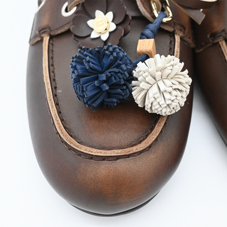 MIU MIU | Brown Leather Deck Shoes