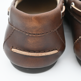 MIU MIU | Brown Leather Deck Shoes