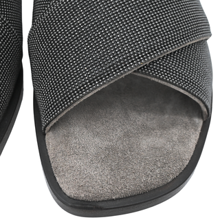BRUNELLO CUCINELLI | Crisscross Monili Slide Sandals