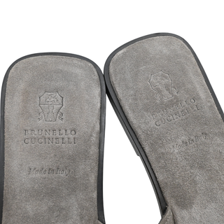 BRUNELLO CUCINELLI | Crisscross Monili Slide Sandals