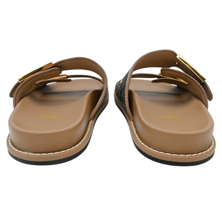 FENDI | Feel Brown FF Fabric Slides