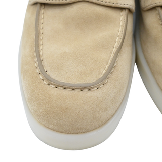 PRADA | Ecru Suede Mules