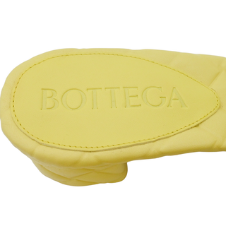 BOTTEGA VENETA | Yellow Leather Intrecciato Amy Mule Sandals
