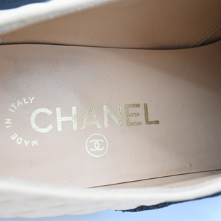 CHANEL | Patent & Quilted Leather Oxford Loafers