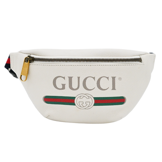 GUCCI | Small Grained Leather Logo Belt Bag