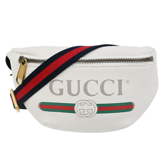 GUCCI | Small Grained Leather Logo Belt Bag