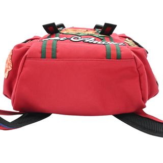 GUCCI | L’Aveugle Par Amour Red Canvas Backpack