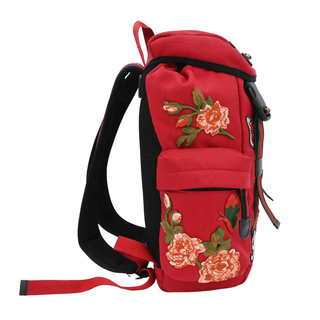 GUCCI | L’Aveugle Par Amour Red Canvas Backpack