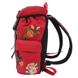 GUCCI | L’Aveugle Par Amour Red Canvas Backpack