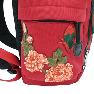GUCCI | L’Aveugle Par Amour Red Canvas Backpack
