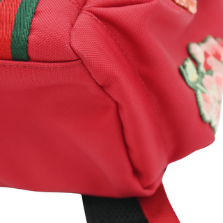 GUCCI | L’Aveugle Par Amour Red Canvas Backpack