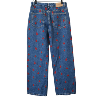 FARM RIO | Flower Embroidered Denim Jeans