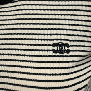CELINE | Triomphe Striped Cotton Shirt