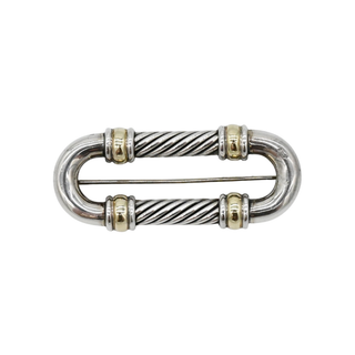 DAVID YURMAN | Two-Tone Cable Brooch