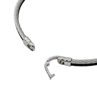 ALOR | Two-Tone Pave Diamond Station Cable Bracelet