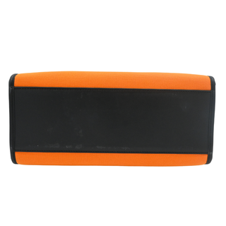 DOLCE & GABBANA | Orange Canvas Edge Shopper Tote