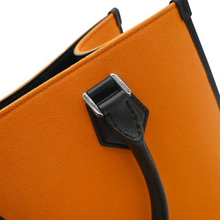 DOLCE & GABBANA | Orange Canvas Edge Shopper Tote