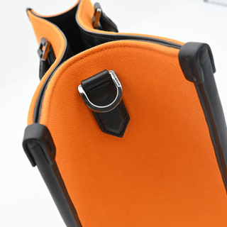 DOLCE & GABBANA | Orange Canvas Edge Shopper Tote