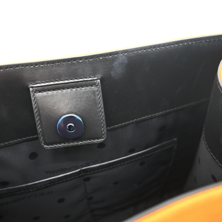 DOLCE & GABBANA | Orange Canvas Edge Shopper Tote