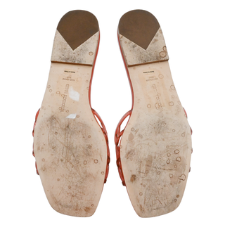 VERONICA BEARD | Maris Jelly Orange Slide Sandals